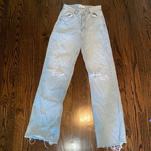 Zara light wash jeans